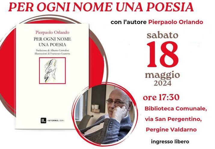 Presentazione del libro  PER OGNI NOME UNA POESIA
