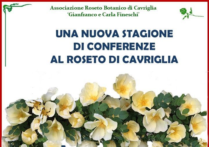 AL VIA UNA NUOVA STAGIONE DI CONFERENZE AL ROSETO FINESCHI