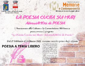 LA POESIA CUCIA SUI MURE ADORNIAMOCI DI POESIA