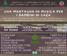 UNA MONTAGNA IN MUSICA PER I BAMBINI DI GAZA