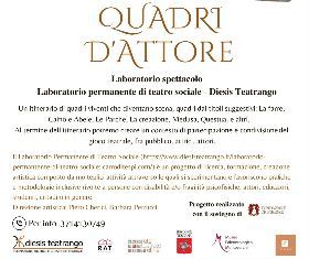 “QUADRI D’ATTORE” LABORATORIO SPETTACOLO